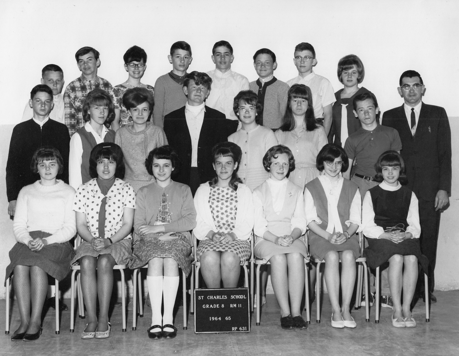 St. Charles School, Grade 8 1964-65 